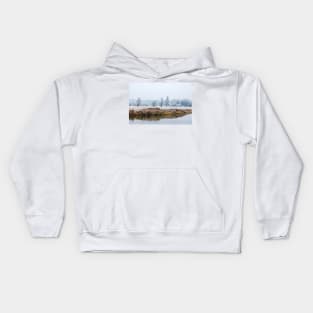 Surrey Winter Landscape Kids Hoodie